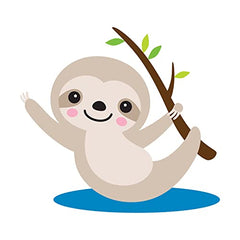 Dr. Brown's Flexees Sloth Teether for Infant & Baby, Gray, 100% Silicone, BPA Free, 3m+