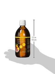 Nature's Way NutraSea Omega 3 + Vitamin D Fish Oil Liquid Supplement – Grapefruit Tangerine Flavour – Heart, Brain, Bone & Immune Support – EPA & DHA + 1000IU D3, 500 mL