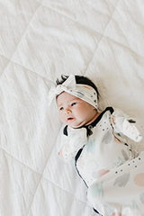 Baby Stretchy Soft Knit Headband Bow"Bayside" by Copper Pearl