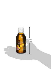 Nature's Way NutraSea Omega 3 + Vitamin D Fish Oil Liquid Supplement – Grapefruit Tangerine Flavour – 1250mg EPA & DHA + 1000IU D3, 200 mL