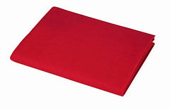 American Baby Company 100% Natural Cotton Percale Fitted Crib Sheet for Standard Crib and Toddler Mattresses, Red, Soft Breathable, for Boys and Girls