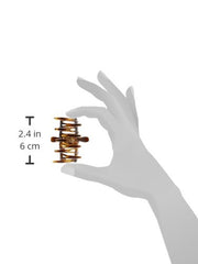 Caravan This Medium Fence Hair Claw In Tortoise Shell Has a Hold On Your Whole Mane