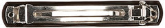 Caravan Extra Long Basic Automatic Black Barrette, 0.5 Ounce