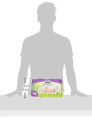 Aleva Naturals Hypoallergenic Bamboo Baby Diapers for Baby, Ultra Soft, Sensitive Skin Friendly, Biodegradable, Disposable– Size 2 (6-17 lbs/3-8 kg) | 30ct