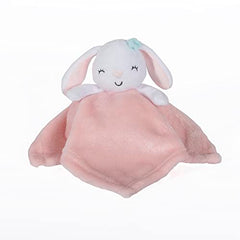 Baby’s First by Nemcor 2 Piece Baby Blanket and Buddy Set, 30x40" Security Blanket and Plush Teething for New Born and Infant, Pink Bunny