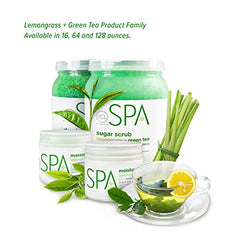 BCL Spa Lemongrass and Green Tea Massage Cream, 16 Ounce
