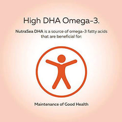 Nature's Way NutraSea High DHA Omega 3 Fish Oil Liquid Supplement for Adults and Kids Ages 14+ – Juicy Citrus Flavour, Non-GMO – Brain & Cognitive Support – 1500mg EPA & DHA, 200 mL