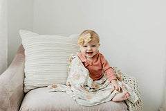 Copper Pearl Large Premium Knit Baby Swaddle Receiving Blanket Ferra (T4-F7EQ-T1VQ)