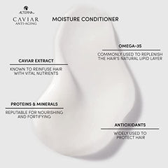 Alterna Caviar Anti-Aging Replenishing Moisture Conditioner | For Dry, Brittle Hair | Protects, Restores & Hydrates | Sulfate Free