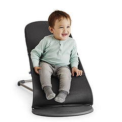 BabyBjorn Fabric Seat for Bouncer, Cotton, Midnight Blue