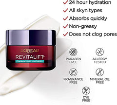 L'Oreal Paris Anti Aging Skincare Kit with Glycolic Acid Serum + Day Moisturizer for Face, Even Skin Tone, Revitalift Triple Power Lzr, Fragrance Free, Paraben Free, Dermatologist Tested, 2 piece kit