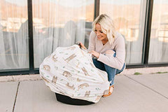 Copper Pearl Baby Car Seat Cover Canopy and Nursing Cover Multi-Use Stretchy 5 in 1 Gift"Noah", 4.8 Ounces