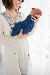 Copper Pearl Large Premium Knit Baby Swaddle Receiving Blanket River, 9.6 Ounces
