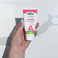 Aleva Naturals Hypoallergenic Nursing Balm Breastfeeding Nipple Cream for Mothers, Plant-Based Natural and Organic Formula, Sensitive Skin Friendly - 1.7 fl. oz / 50ml, Clear