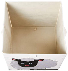 DII E-Living Store Collapsible Storage Bin Cube for Bedroom, Nursery, Playroom and More 13x13x13-Sheep