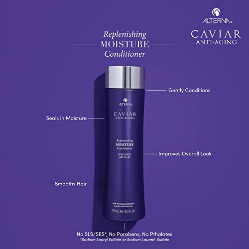 Alterna Caviar Anti-Aging Replenishing Moisture Conditioner | For Dry, Brittle Hair | Protects, Restores & Hydrates | Sulfate Free