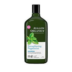 Avalon Organics Peppermint Revitalizing Shampoo, 325ml (Pack of 3)