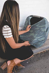Copper Pearl Baby Car Seat Cover Canopy and Nursing Cover Multi-Use Stretchy 5-In-1 Gift "Hunter"