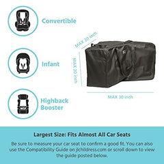 J. L. Childress Universal Side-Carry Car Seat Travel Bag, Black, One Size