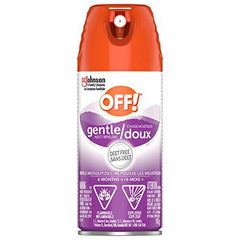 OFF! Gentle DEET Free Mosquito Repellent Spray, Bug Spray, Insect Repellent for Camping Hiking Running, Long Lasting Outdoor Bug Protection Non-Staining, Non- Oily, Travel Size, 142g
