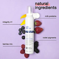 milk_shake Silver Shine Whipped Cream No-Rinse Creamy Conditioning Foam, 6.8 Fl Oz