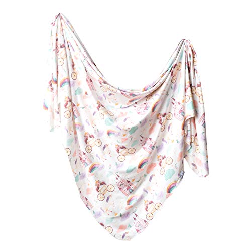 Copper Pearl Large Premium Knit Baby Swaddle Receiving Blanket"Enchanted" by Copper Pearl