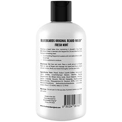Bluebeards Original Fresh Mint Beard Wash With Peppermint Oil, 8 5 Fl Oz