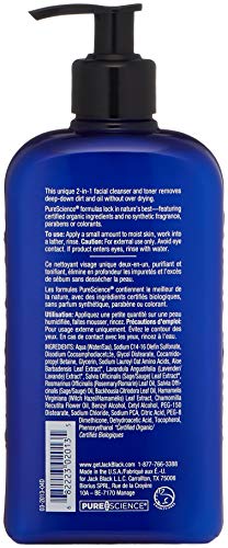 Jack Black Pure Clean Daily Facial Cleanser, 16 Fl Oz