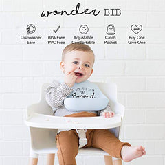 Bella Tunno Why You Jealous Wonder Bib, Purple