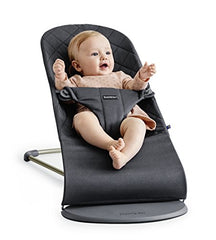 BabyBjorn Fabric Seat for Bouncer, Cotton, Sand Gray