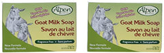 Alpen Secrets Fragrance Free Goat Milk Soap, 140 gr (Pack of 4)