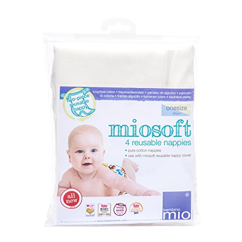 Bambino Mio, mioduo prefold, OneSize, 4 Pack
