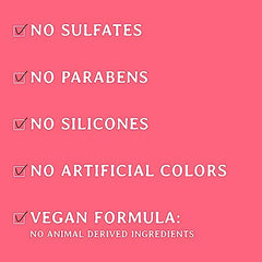 Carol's Daughter Wash Day Delight Water-to-Foam Sulfate Free Vegan Shampoo with Rose Water and Micellar Technology, Paraben Free, Silicone Free, Best for Kinky, Curly Hair, 16.9 fluid ounces