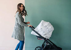 Copper Pearl Baby Car Seat Cover Canopy and Nursing Cover Multi-Use Stretchy 5 in 1 Gift"Marble Gray" b