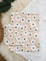 ITZY RITZY Sealed Wet Bag with Adjustable Handle –Wet Bag with Water Resistant Lining Ideal for Swimwear, Diapers, Gym Clothes & Toiletries; Measures 11” x 14”, Playful Petals, WBMH8496