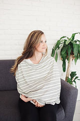 Copper Pearl Baby Car Seat Cover Canopy and Nursing Cover Multi-Use Stretchy 5 in 1 Gift Midtown, 4.8 Ounces