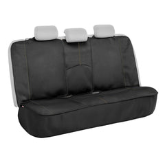 BDK Auto MTSC-268-BG: Waterproof Bench Rear Seat Protector, Beige Stitching