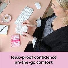 bamboobies Nursing Pads for Breastfeeding, 120 Pads, Disposable Breast Pads for Sensitive Skin, Super-Absorbent Milk Proof Pads