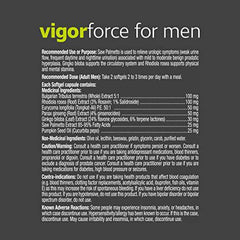 Prairie Naturals Vigor-Force Endurance And Stamina For Men Softgel, 60 Count