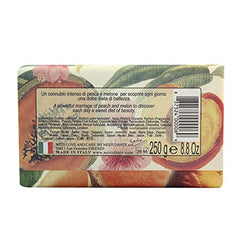 Nesti Dante Il Frutteto Italian Nourishing and Energizing Bar Soap, Peach and Melon, 250 Grams