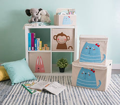 DII Nursery Storage Caddy for Diapers & Changing Supplies, (11 x 10 x 10")-Kitty