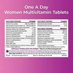 One A Day Women's Multivitamin Tablet, Specially Formulated with Vitamins & Minerals for Women