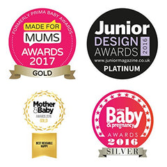 Bambino Mio, mioduo Cloth Diaper Cover, Happy Hopper, Size 1 (<9kgs)