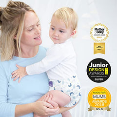 Bambino Mio, miosolo classic all-in-one cloth diaper, feather flight