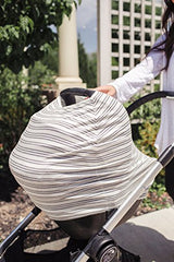 Copper Pearl Baby Car Seat Cover Canopy and Nursing Cover Multi-Use Stretchy 5 in 1 Gift Midtown, 4.8 Ounces