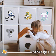 Baby Nimbus Storage Bin, Snow Leopard and Soccer, 0.886 Kg