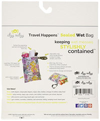 Itzy Ritzy IR-WBMH8210 Travel Happens Medium Sealed Wet Bag with Handle, Xoxo