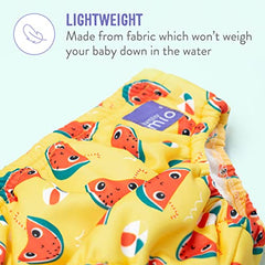 Bambino Mio, reusable swim diaper, lemon twist, small (<6 months)