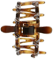 Caravan This Medium Fence Hair Claw In Tortoise Shell Has a Hold On Your Whole Mane