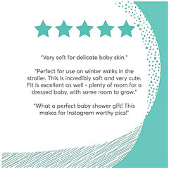 Baby GUND Oh So Snuggly Bunny Blanket Wrap, Plush Hooded Baby Blanket Wrap for Newborns, Pink/Cream, 26”